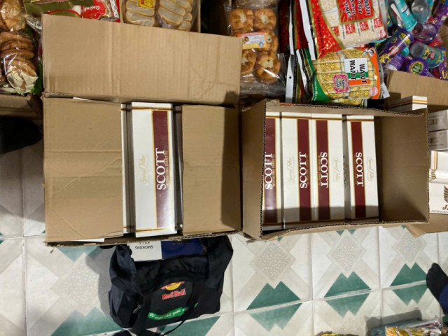 Bình Thuận phát hiện 1 hộ kinh doanh 1.450 bao thuốc lá điếu nhậu lậu