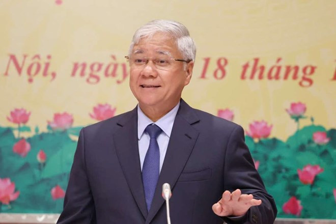 Ông Đỗ Văn Chiến tiếp tục giữ chức Chủ tịch Ủy ban Trung ương Mặt trận Tổ quốc Việt Nam khóa X