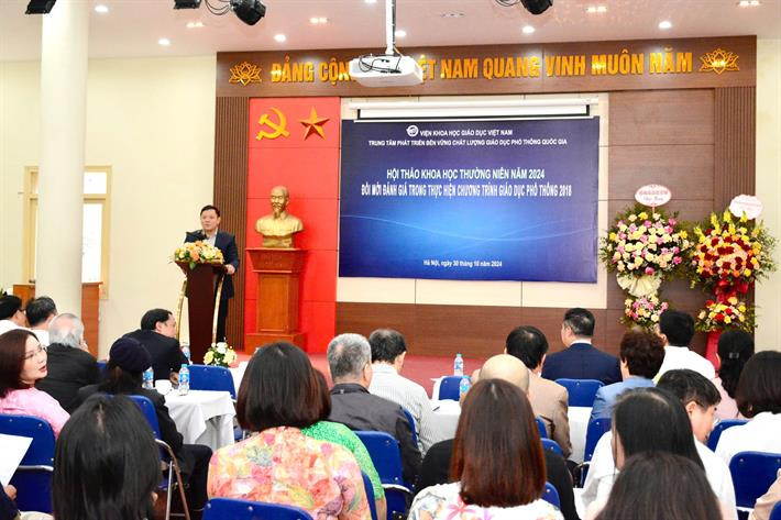 Hội thảo "Đổi mới đánh giá trong thực hiện Chương trình giáo dục phổ thông 2018"