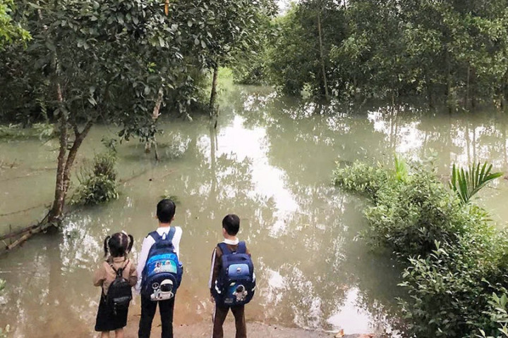 Hà Tĩnh: Gần 5.000 học sinh Hương Khê vẫn phải nghỉ học do mưa lũ