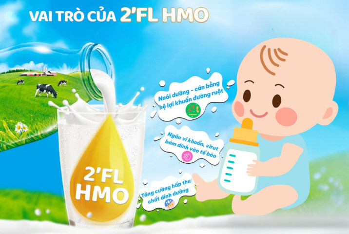 Vai trò của 2’FL HMO đối với trẻ nhỏ
