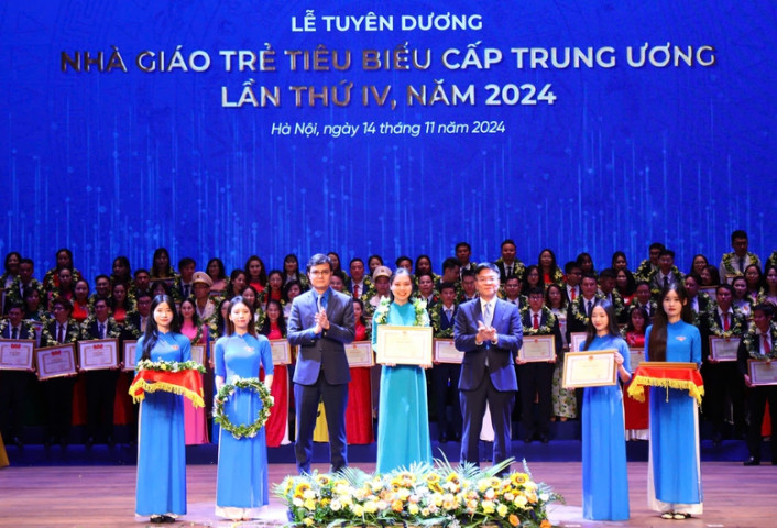 Tuyên dương 99 “Nhà giáo trẻ tiêu biểu” cấp Trung ương lần thứ IV năm 2024