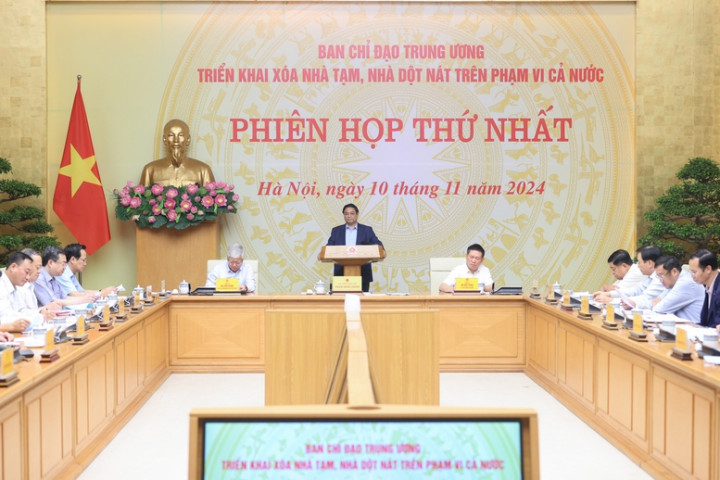 Kết luận tại phiên họp thứ nhất Ban Chỉ đạo Trung ương triển khai xoá nhà tạm, nhà dột nát trên phạm vi cả nước