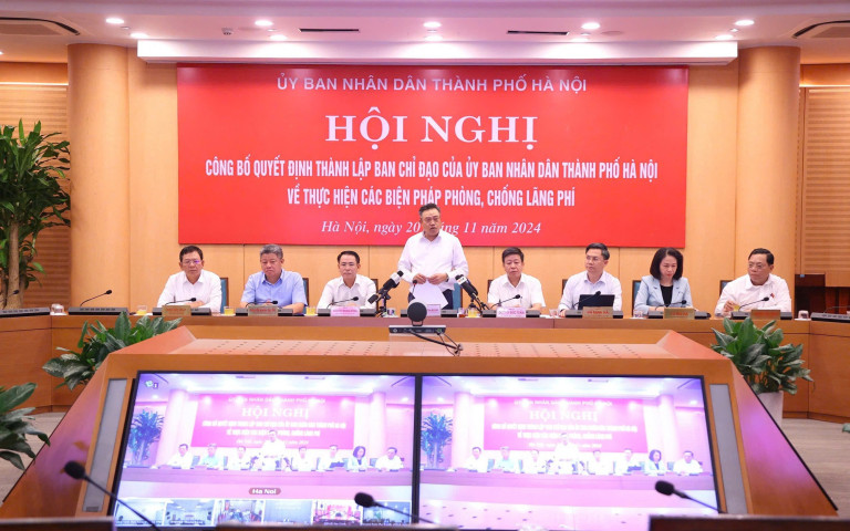 Hà Nội thành lập Ban Chỉ đạo về thực hiện các biện pháp phòng, chống lãng phí