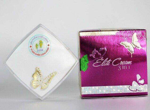 Đình chỉ lưu hành mỹ phẩm Élite Cream 3 in 1 Care - Hộp 1 lọ 12g của Công ty TNHH sản xuất và thương mại Nguyễn Quách