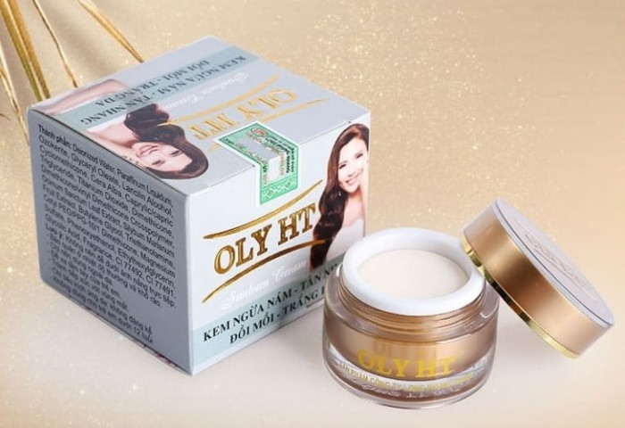 Đình chỉ lưu hành Kem ngừa nám - tàn nhang - đồi mồi - trắng da (Nhãn hàng OLY HT) của Công ty cổ phần mỹ phẩm Long Phụng Khang
