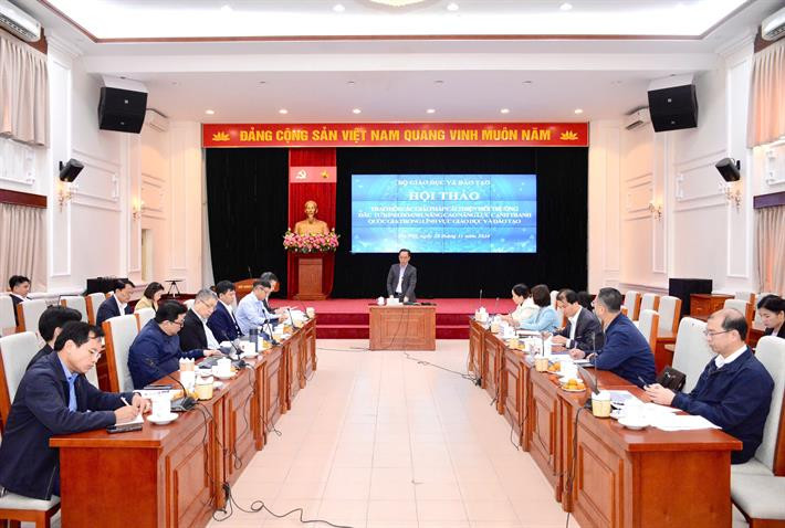 Bộ Giáo dục và Đào tạo nâng cao năng lực cạnh tranh quốc gia trong lĩnh vực giáo dục và đào tạo