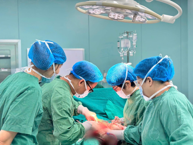 Hà Nội: Phẫu thuật cho sản phụ mắc rau tiền đạo trung tâm