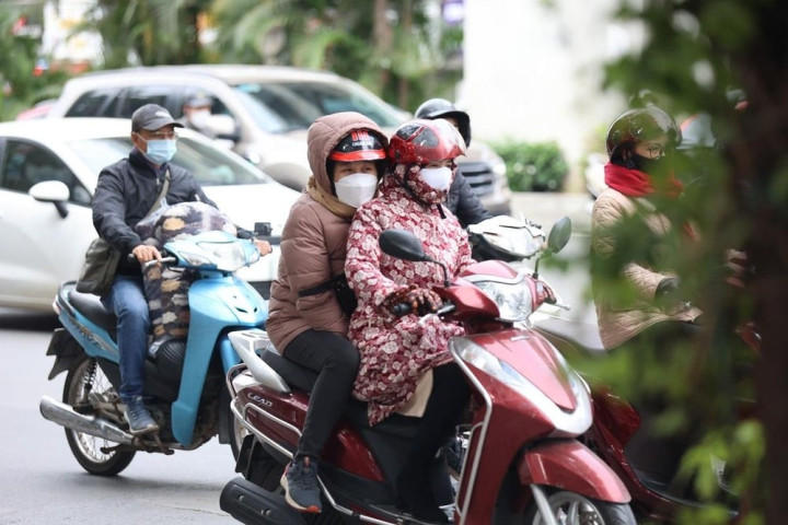 Không khí lạnh đã ảnh hưởng yếu đến một số nơi ở khu Đông Bắc Bắc Bộ