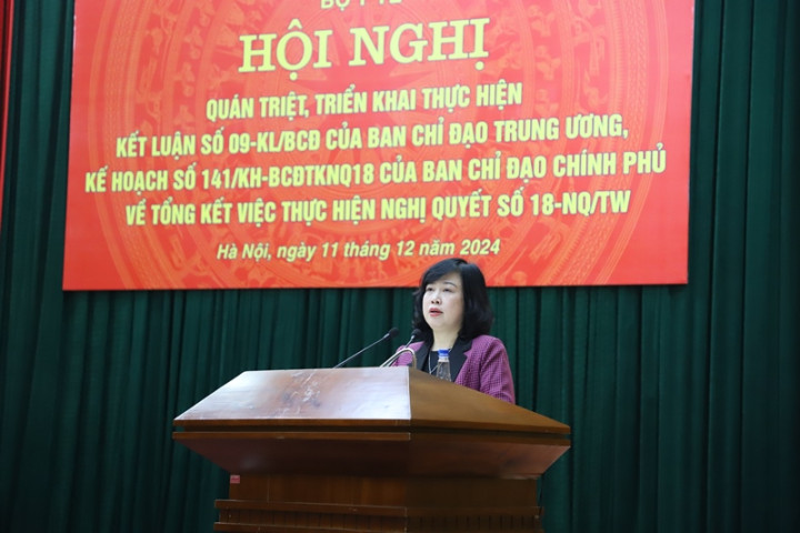 Hội nghị quán triệt, triển khai tổng kết việc thực hiện Nghị quyết số 18-NQ/TW sắp xếp tổ chức bộ máy để hoạt động hiệu lực, hiệu quả