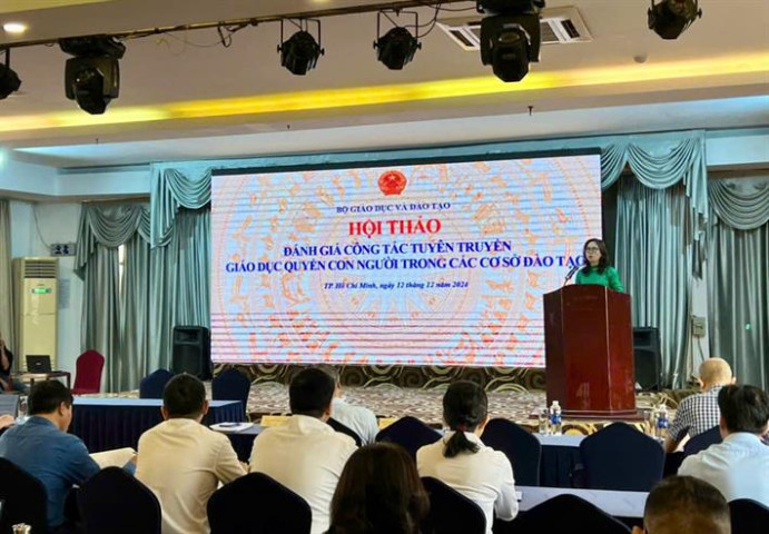 Hội thảo đánh giá công tác tuyên truyền, giáo dục quyền con người trong cơ sở đào tạo