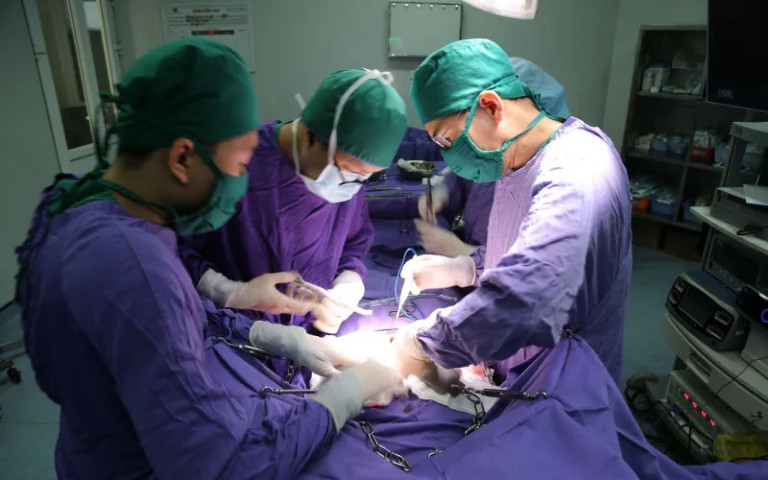 Quảng Ninh: Thực hiện thành công ca mổ cắt bỏ đồng thời khối u thượng thận và lá lách to
