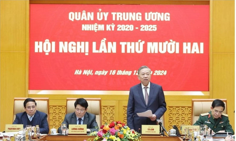 Tổng Bí thư Tô Lâm chủ trì Hội nghị Quân ủy Trung ương