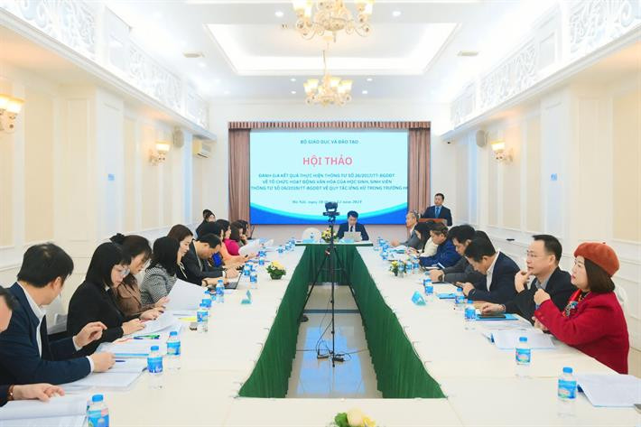 Đánh giá kết quả công tác xây dựng văn hóa ứng xử trong các cơ sở giáo dục