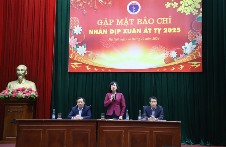 Bộ Y tế tổ chức gặp mặt báo chí nhân dịp Xuân Ất Tỵ 2025