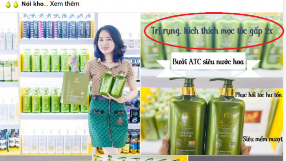 Dầu Gội ATC của Diệu Anh Luxury: "Trị" rụng tóc đâu chẳng thấy, chỉ thấy "hại"