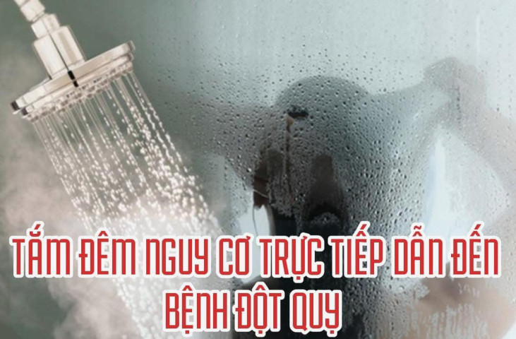 Thói quen tắm khuya có thể dẫn đến những hậu quả nghiêm trọng cho sức khỏe