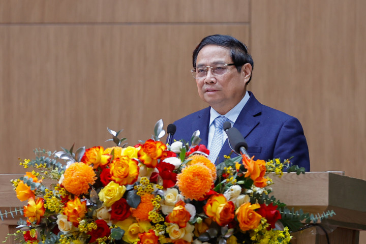 Thủ tướng Phạm Minh Chính dự và phát biểu chỉ đạo Hội nghị Công an toàn quốc lần thứ 80