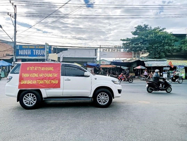 Tây Ninh tăng cường truyền thông bảo đảm an toàn thực phẩm dịp Tết Nguyên Đán Ất Tỵ và mùa lễ hội xuân 2025