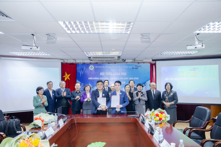 Lễ ký kết hợp tác nghiên cứu và phát triển sản phẩm của Codoca cùng Viện công nghệ và sức khỏe