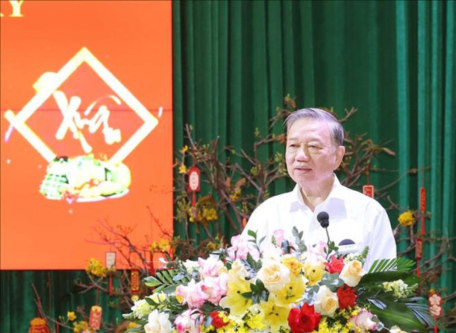 Tổng Bí thư Tô Lâm gặp mặt cán bộ công an cấp cao qua các thời kỳ