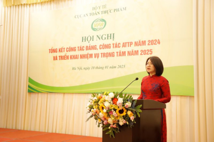 Hội nghị Tổng kết công tác an toàn thực phẩm năm 2024 và triển khai nhiệm vụ trọng tâm năm 2025