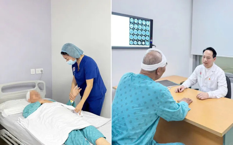 Điều trị cho người bệnh lớn tuổi bị chấn thương sọ não có máu tụ dưới màng cứng mạn tính