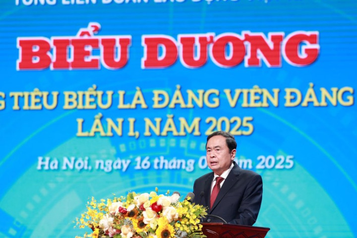 Hội nghị toàn quốc biểu dương 95 công nhân, lao động tiêu biểu là Đảng viên lần I năm 2025