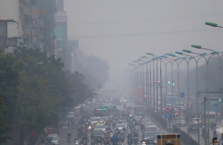 Hà Nội: Chất lượng không khí đạt ngưỡng nguy cơ ảnh hưởng đến sức khỏe