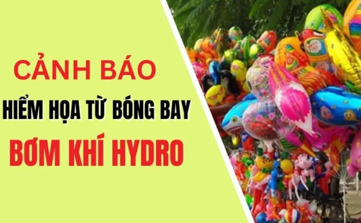 Công an TP. Hà Nội cảnh báo cháy nổ từ việc sử dụng bóng bay bơm khí Hydro