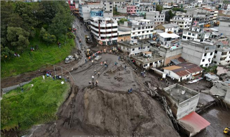 Ecuador: Ban bố tình trạng khẩn cấp do mưa lũ