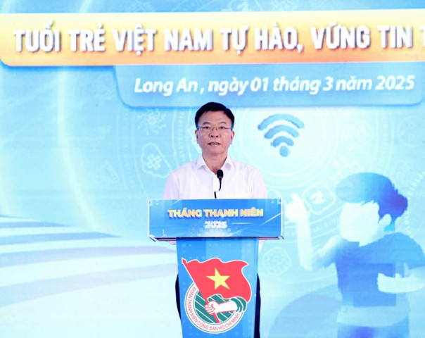 Lễ khởi động Tháng Thanh niên 2025 được tổ chức tại Long An