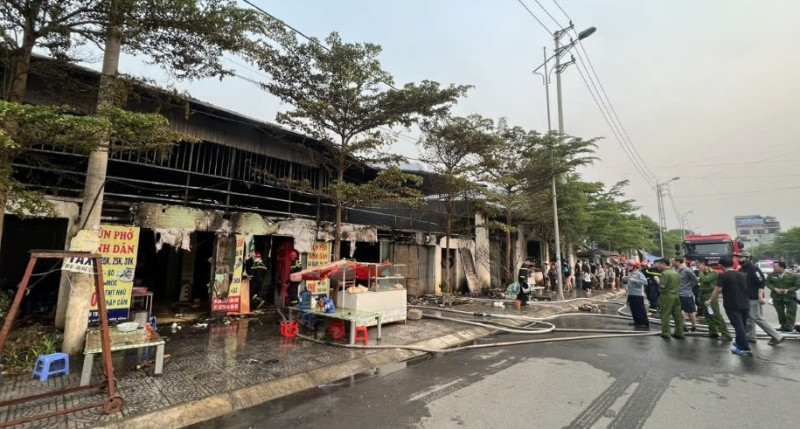 Sơn La: Xảy ra vụ cháy nhà hàng cơm phở, rất may không có thiệt hại về người
