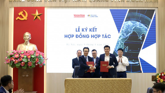 FPT Long Châu và Báo Nhân dân hợp tác và phát triển bền vững vì sức khỏe người Việt