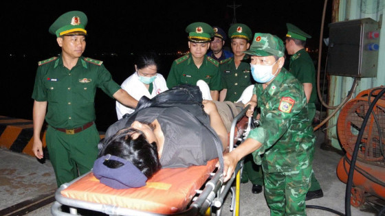 Quảng Ngãi: Kịp thời cấp cứu thuyền viên người nước ngoài bị viêm ruột thừa cấp