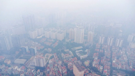 Hà Nội: Chất lượng không khí ngày 19/4  ở mức không tốt với các nhóm nhạy cảm