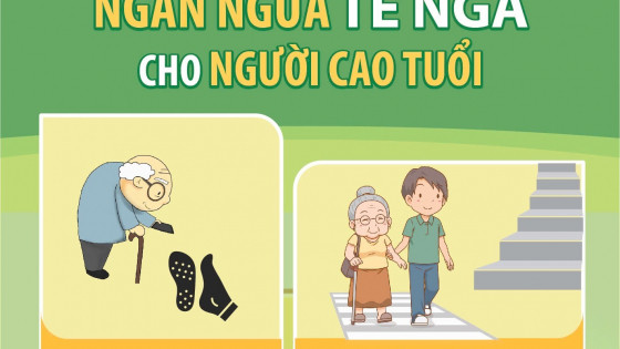 Infographic: Ngăn ngừa té ngã cho người cao tuổi