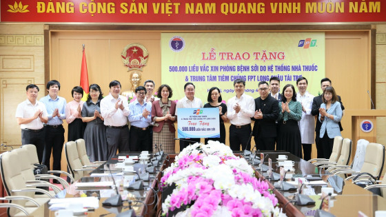 Bộ Y tế tiếp nhận 500.000 liều vắc xin phòng bệnh Sởi