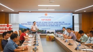 Tăng cường kỹ năng ứng phó cho lực lượng phòng, chống thiên tai