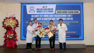 Thừa Thiên Huế: Thực hiện thành công ca ghép tủy đồng loại Thalassemia thứ 7 và u nguyên bào thần kinh thứ 45