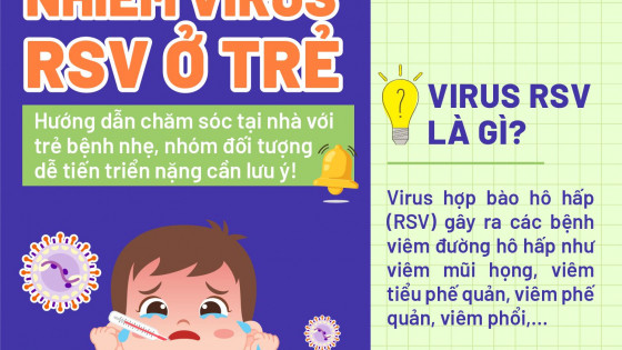 Infographic: Giao mùa - cảnh giác với RSV ở trẻ