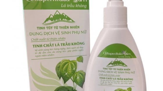 Đình chỉ lưu hành, thu hồi và tiêu hủy sản phẩm dung dịch vệ sinh phụ nữ Lá trầu không Collagen Italia Slim