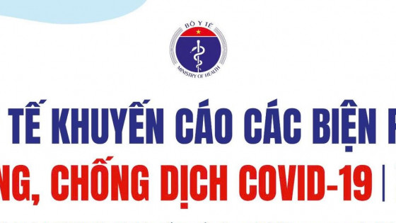 Infographic: Bộ Y tế khuyến cáo các biện pháp phòng, chống dịch COVID-19