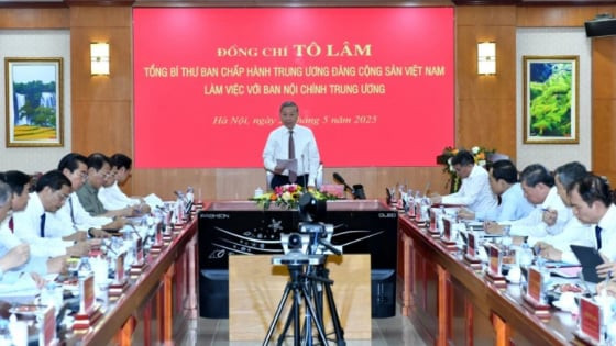 Tổng Bí thư Tô Lâm làm việc với Ủy ban Kiểm tra Trung ương