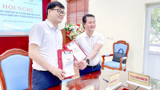 Bệnh viện đa khoa tỉnh Phú Thọ chuyển giao kỹ thuật toàn diện cho Trung tâm Y tế huyện Lâm Thao