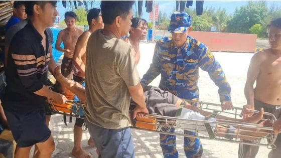 Khánh Hoà: Đảo Sinh Tồn cấp cứu kịp thời ngư dân bị vỡ xương bánh chè