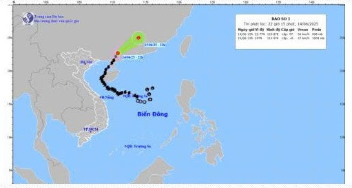 Tin cuối cùng về cơn bão số 1 (Wutip)