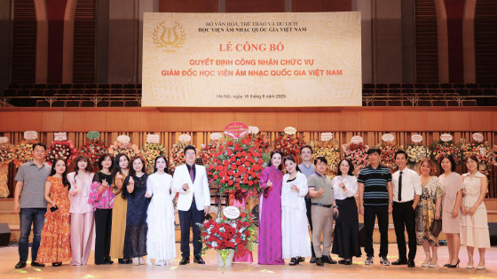 NSND Đỗ Quốc Hưng được bổ nhiệm làm Giám đốc Học viện Âm nhạc Quốc gia Việt Nam