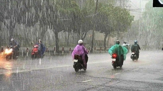 Tin dự báo mưa lớn ở khu vực Bắc Bộ