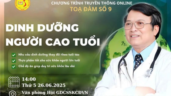 VACHE tổ chức thành công Tọa đàm số 9 với chủ đề "Dinh dưỡng người cao tuổi"